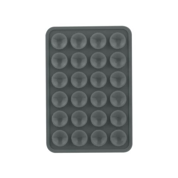 pad silicon cu ventuze telefon baterie externa gri