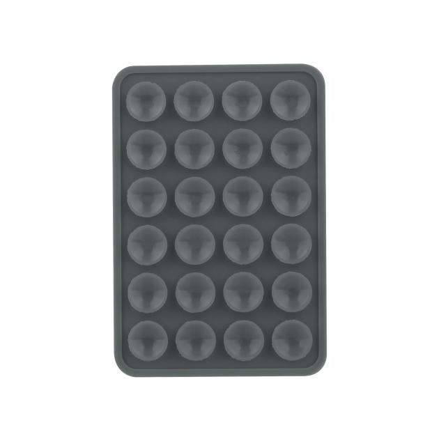 pad silicon cu ventuze telefon baterie externa gri