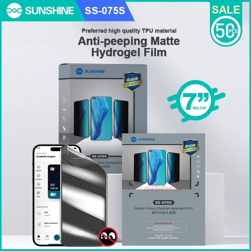 Folie Privacy SUNSHINE SS-075S hidrogel