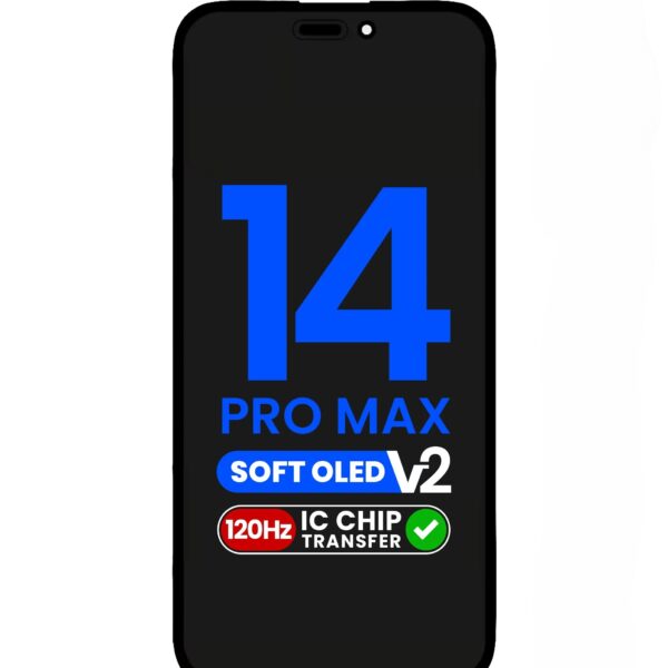 Display compatibil cu iPhone 14 Pro Max, Soft OLED, 120Hz