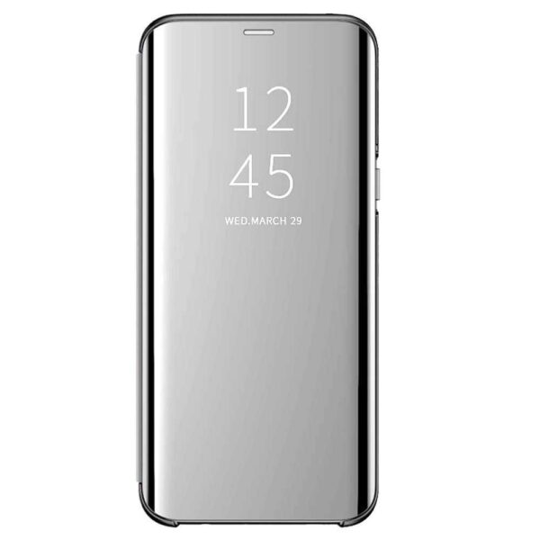 Husă flip cover pentru Xiaomi Redmi Note 9 Pro /  9S, argintie