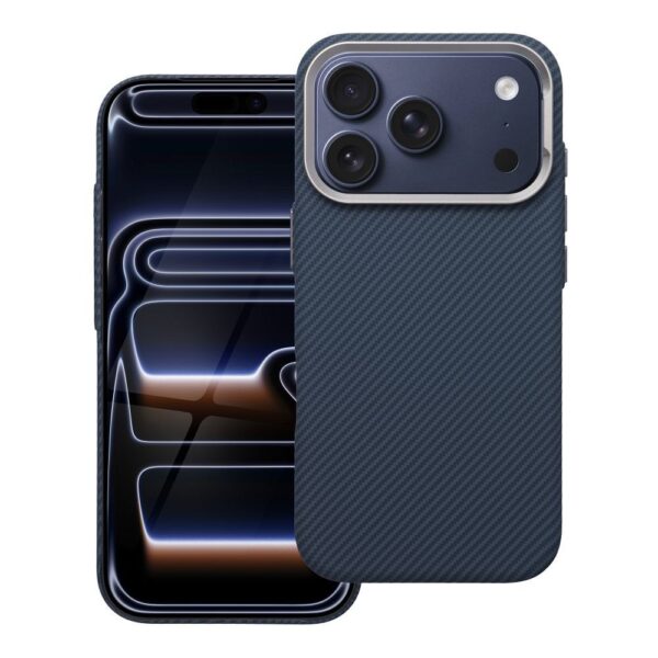 husa K-Look MagSafe iPhone 17 albastra