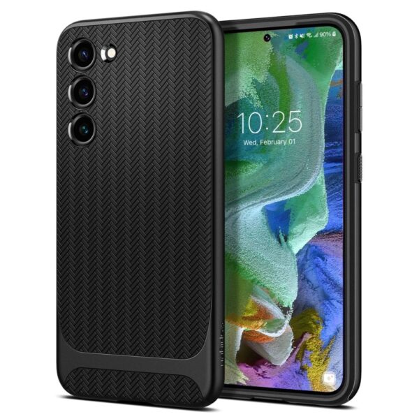 Husă protecție Spigen pentru Samsung Galaxy S23 Plus, neagră