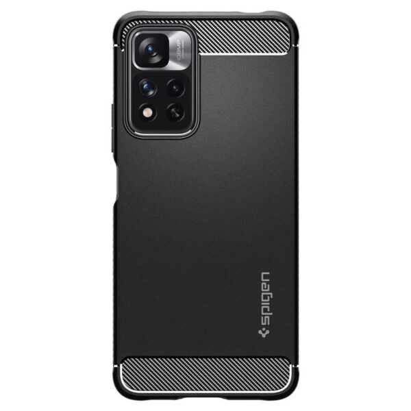 Husă protecție Spigen pentru Xiaomi Redmi Note 11 Pro +, neagră