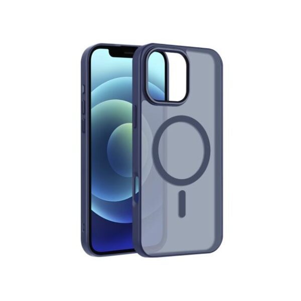 husa protectie coverme iphone 13 pro max albastra magsafe