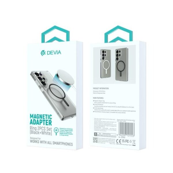 set 2 inele MagSafe DEVIA pentru husa