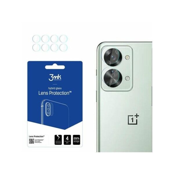 Set 4 x folie protecție cameră telefon 3mk pentru OnePlus Nord 2T