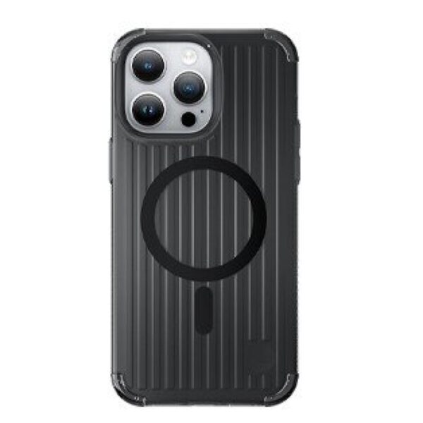 Husă protecție Kingxbar compatibilă MagSafe pentru iPhone 14 Pro Max, neagră