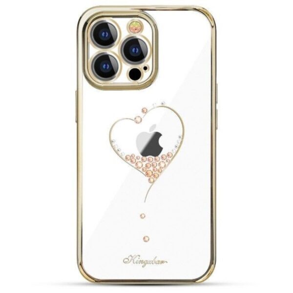 Husă protecție Kingxbar pentru iPhone 14 Pro Max, aurie