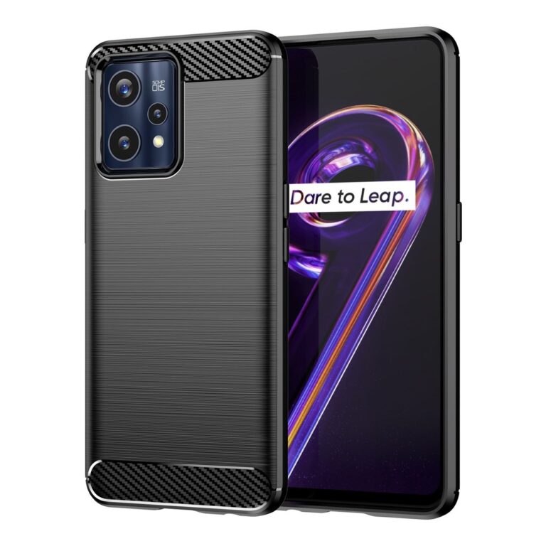 husa Carbon Realme 9 Pro Plus neagra