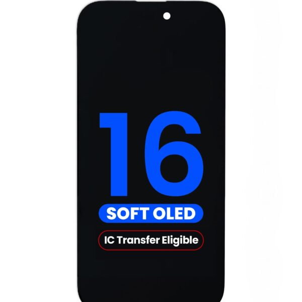 Display compatibil cu iPhone 16, Soft OLED