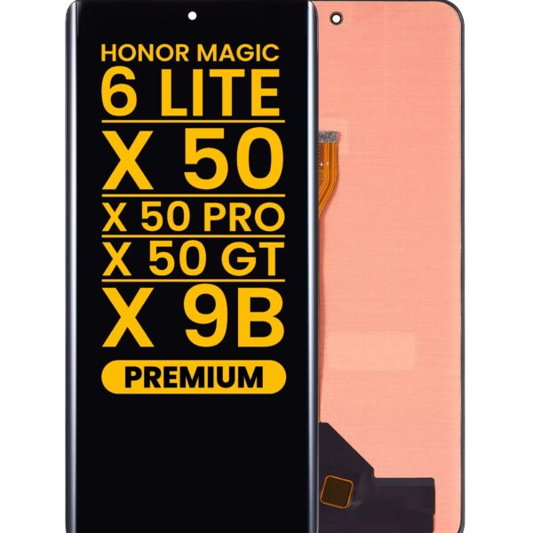 Display compatibil cu Honor Magic6 Lite, X9B, X50, fără ramă, AMOLED, 120Hz