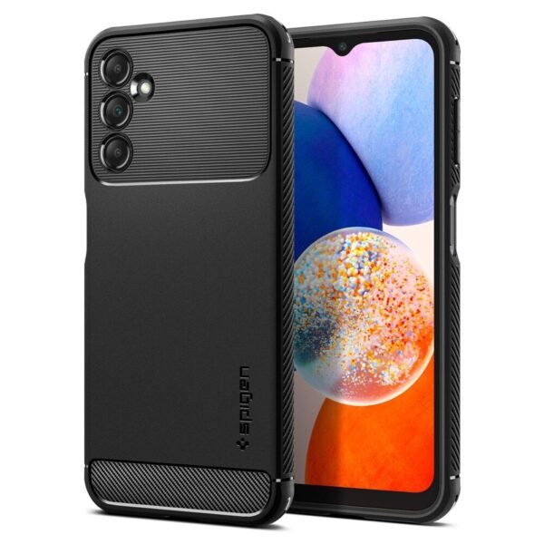 Husă protecție Spigen pentru Samsung Galaxy A14, neagră