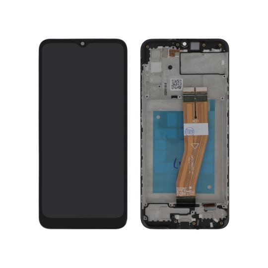display MegaMobile pentru Samsung Galaxy A02s cu rama