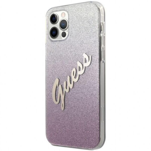Husă protecție Guess pentru Apple iPhone 12/12 Pro, roz