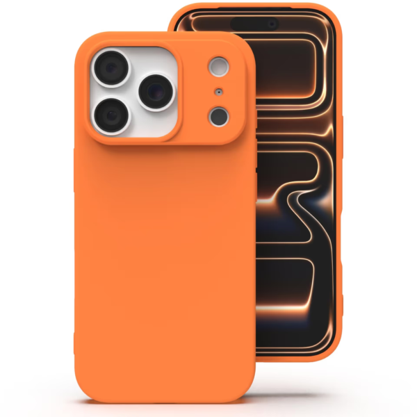 Husă proteție Zuvirelx pentru iPhone 17 Pro Max, portocalie