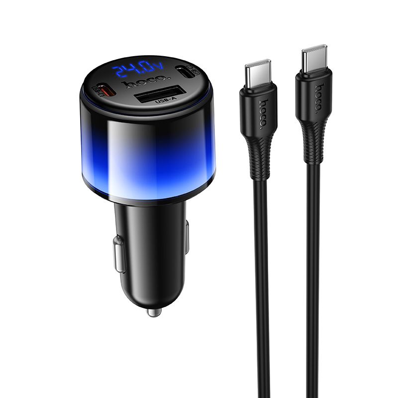 525a31c272da9d038823fcdf71cfb438 Încărcător auto USB-A + 2xUSB-C