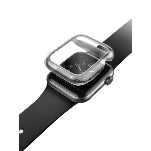 Husa de protectie Uniq pentru Apple Watch Seria 4/5/6/SE (40mm), gri