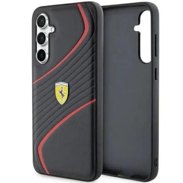 Husa protectie Ferrari pentru Samsung Galaxy S23, negru